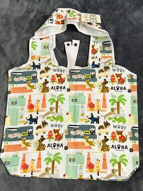 Eden In Love Hawaii Aloha Dog Cat Canvas Tote Bag NWT